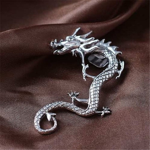 Charm - Silver Dragon Örhängen