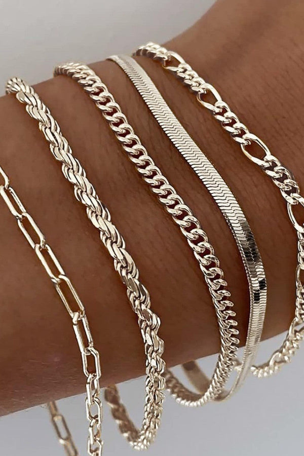 Ellis - 16K Guld Armbandsset