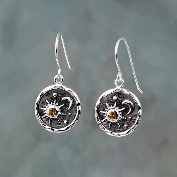 Boho Sol & Måne Örhängen