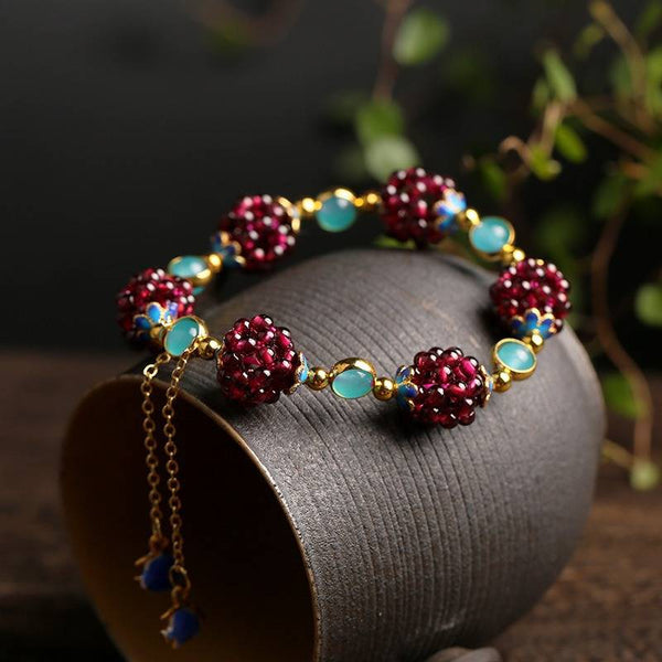 BerryStone - Naturligt Tunnt Armband