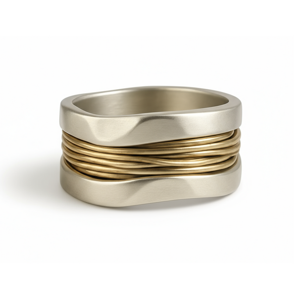 Sophia - Silver- och guldring