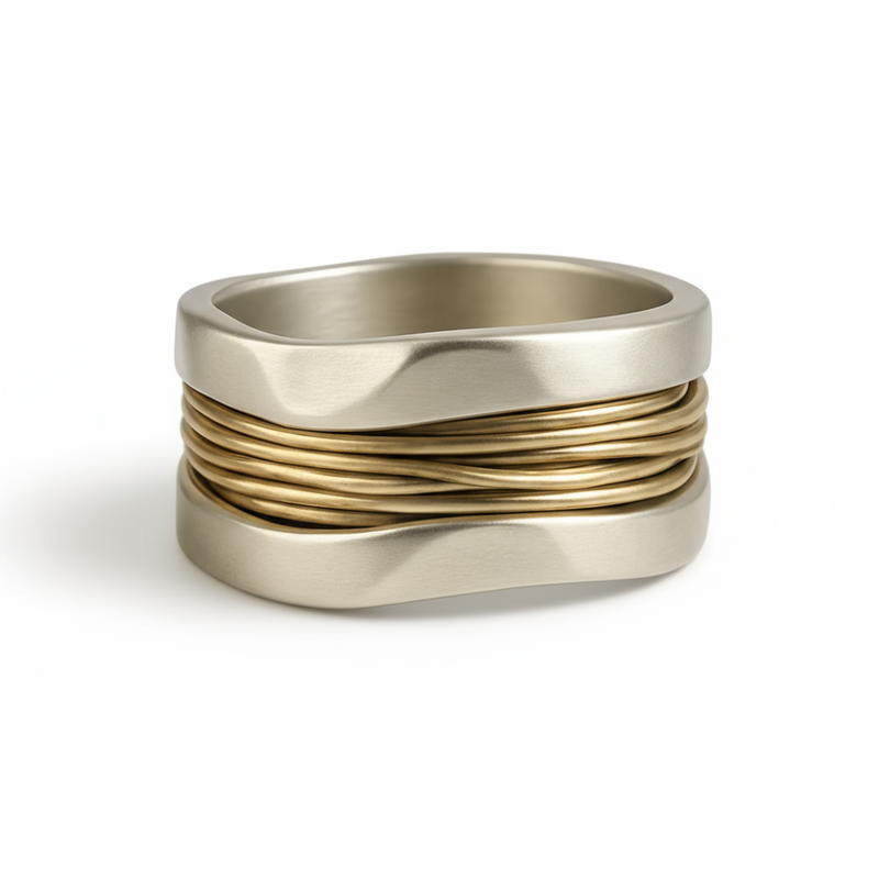 Sophia - Silver- och guldring