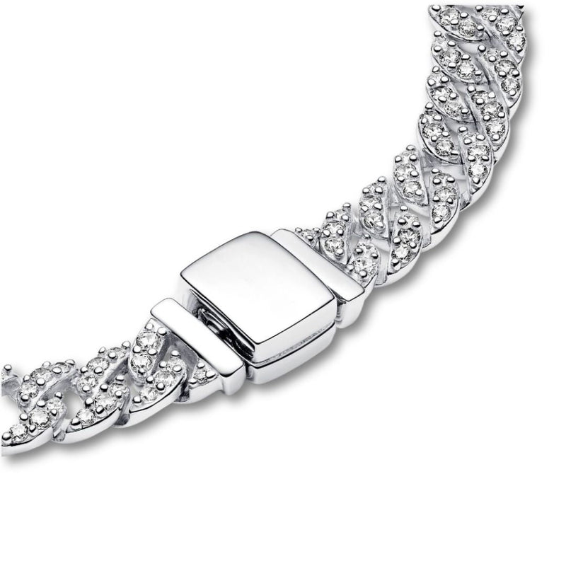 Cubo - 18K Guld Moissanite Kubanska Armband