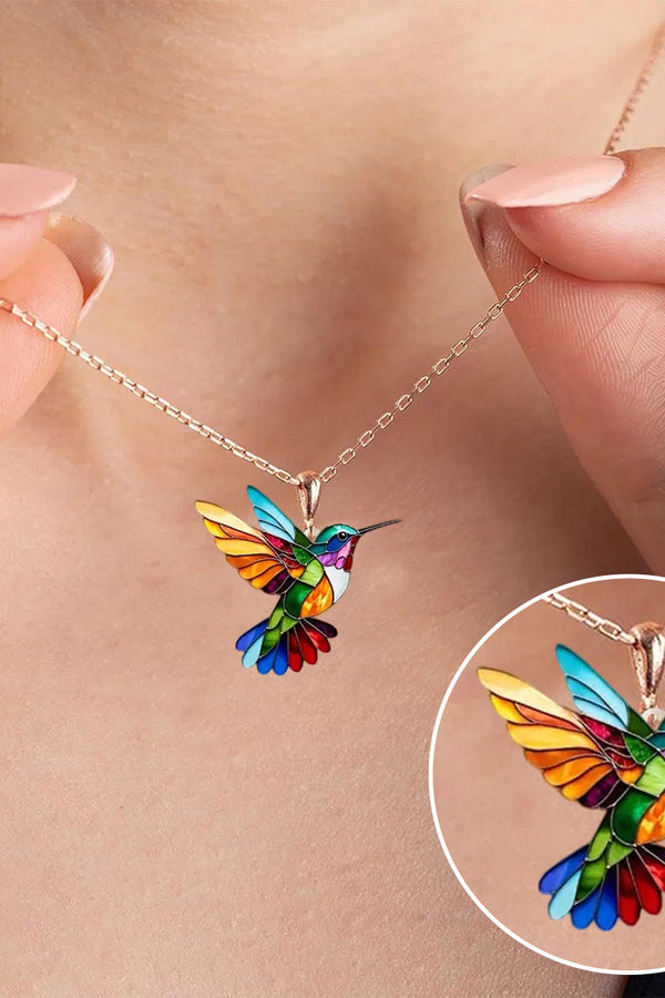 Aurea - Vacker Kolibri Design Halsband