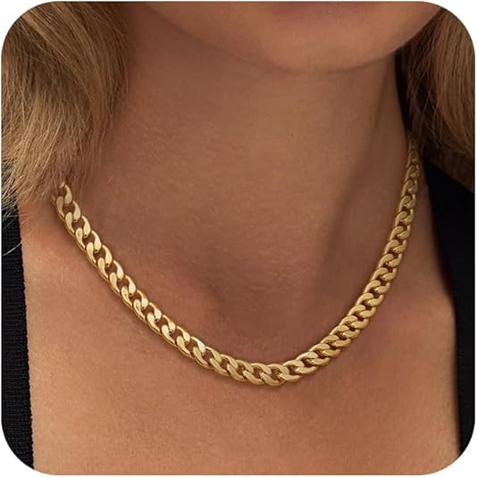 Cavaro - 18K Guld Chunky Kubansk Kedja