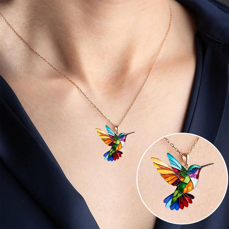 Aurea - Vacker Kolibri Design Halsband