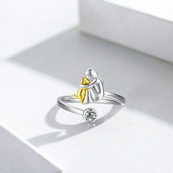 Hayley - Justerbart Ring i 925 Sterling Sølv