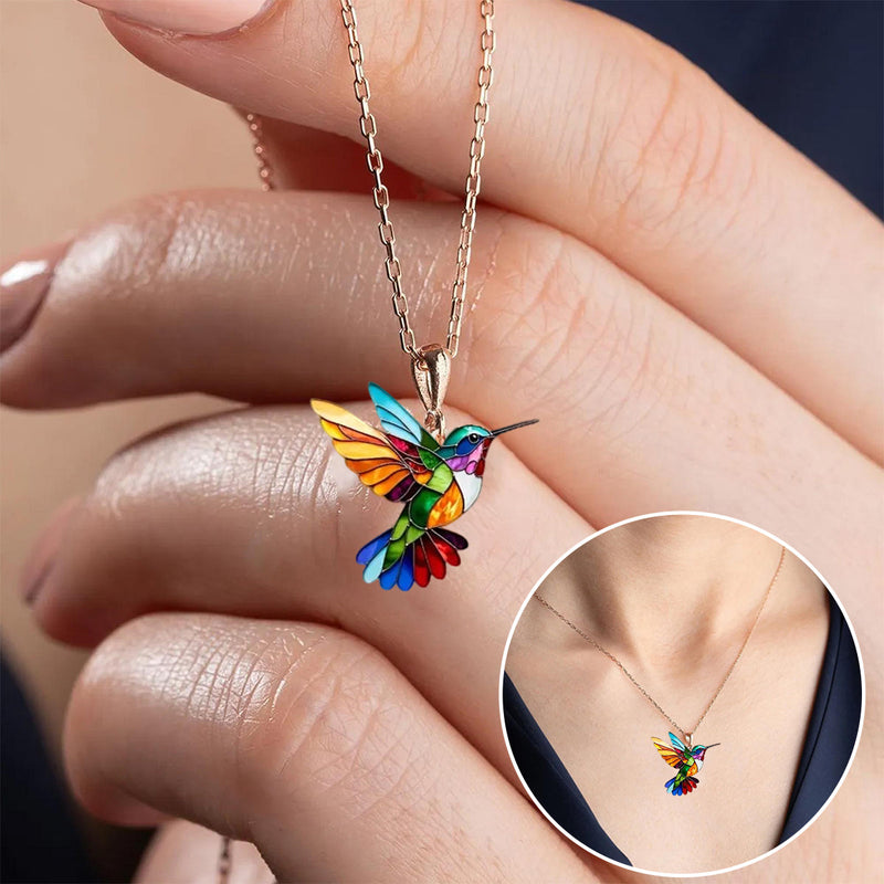 Aurea - Vacker Kolibri Design Halsband