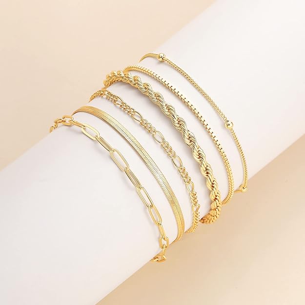 Vernetta - 16K Guld Armbandsset