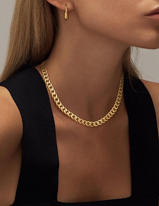 Cavaro - 18K Guld Chunky Kubansk Kedja