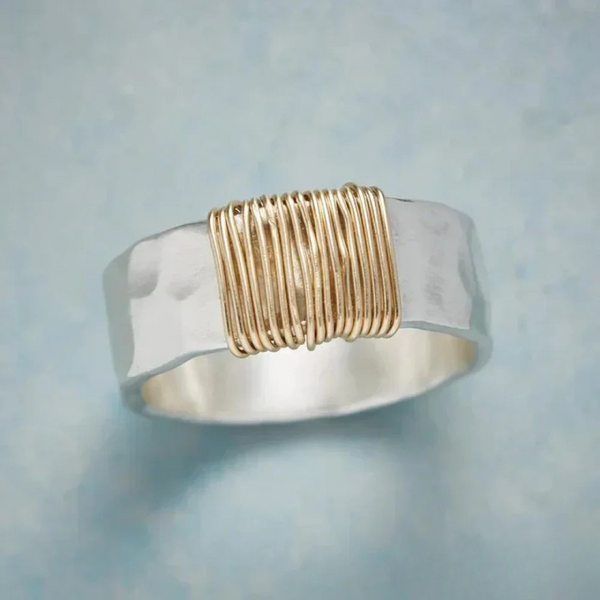Lunari - Guld Ring för Kvinnor