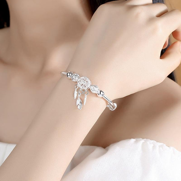 Justérbart Drömfångararmband i 925 Sterling Silver