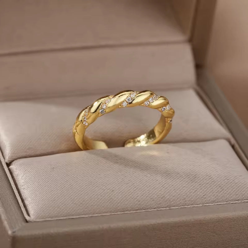 Elegant Guld Ring