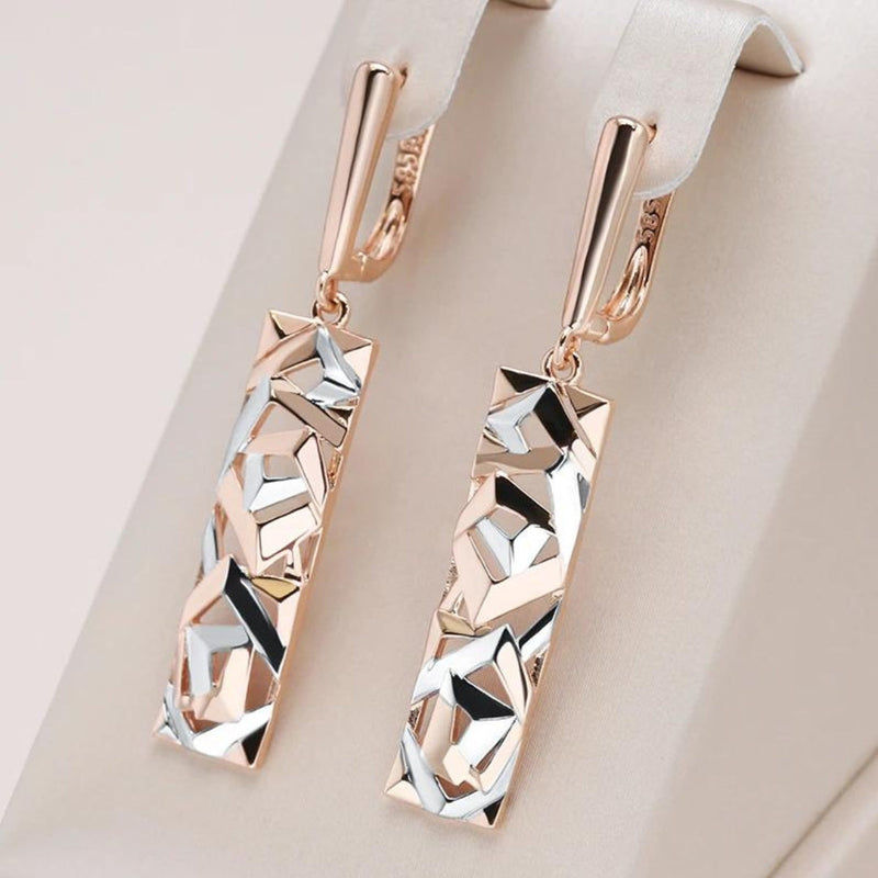 Elegant - Dam Guld & Silver Örhängen