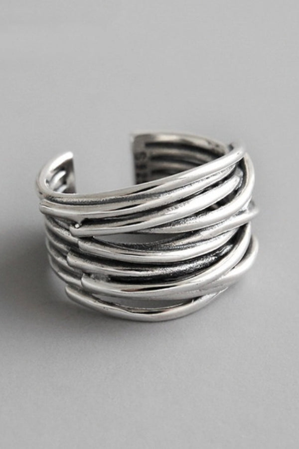 Justérbar Ring i 925 Sterling Sølv