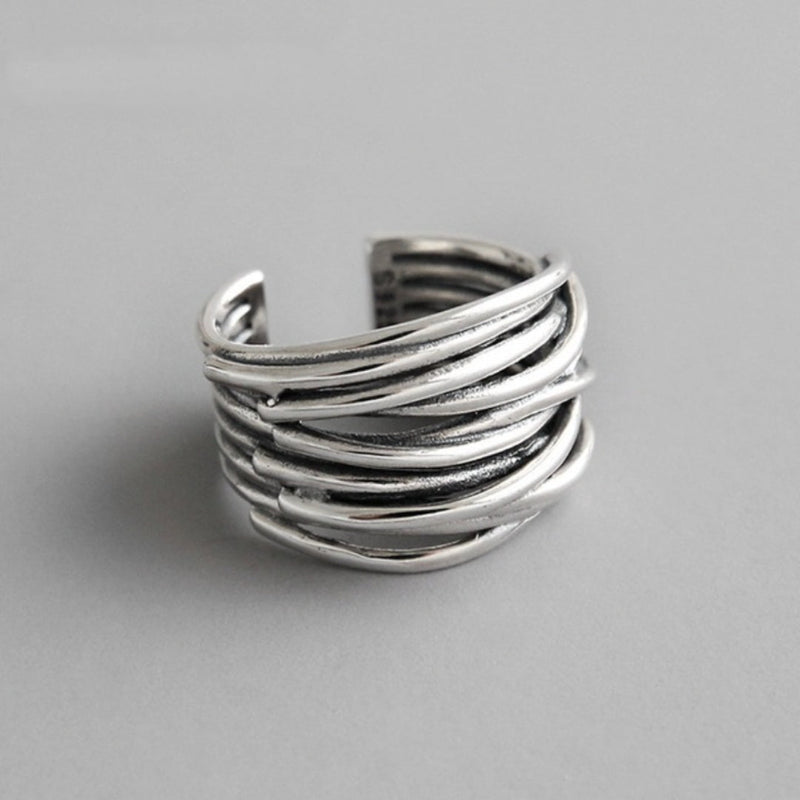 Justérbar Ring i 925 Sterling Sølv