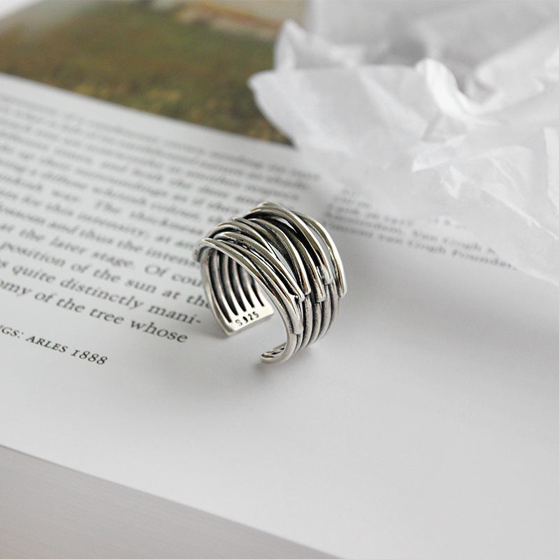 Justérbar Ring i 925 Sterling Sølv