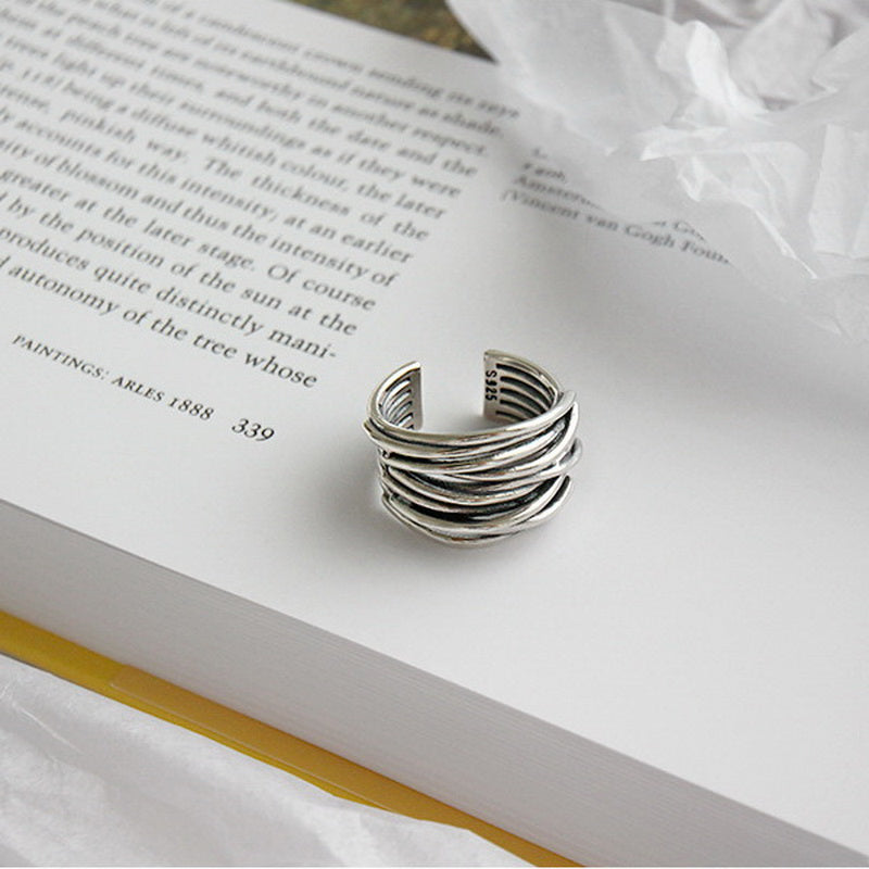 Justérbar Ring i 925 Sterling Sølv