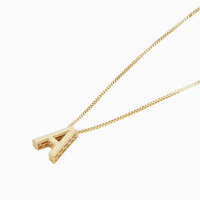 LoveNote - 18K Guld Bokstav Initial Halsband