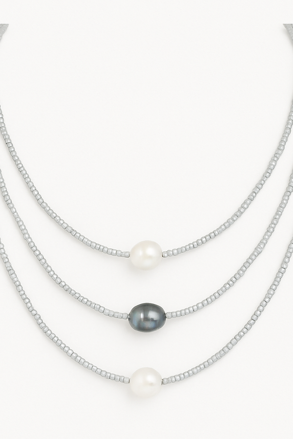 Zara - Vintagehalsband med Nyttiga Pärlor