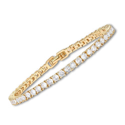 Lustra - 18K Guld Moissanite Tennisarmband