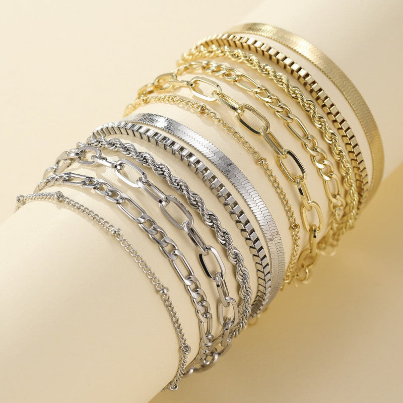 Ellis - 16K Guld Armbandsset