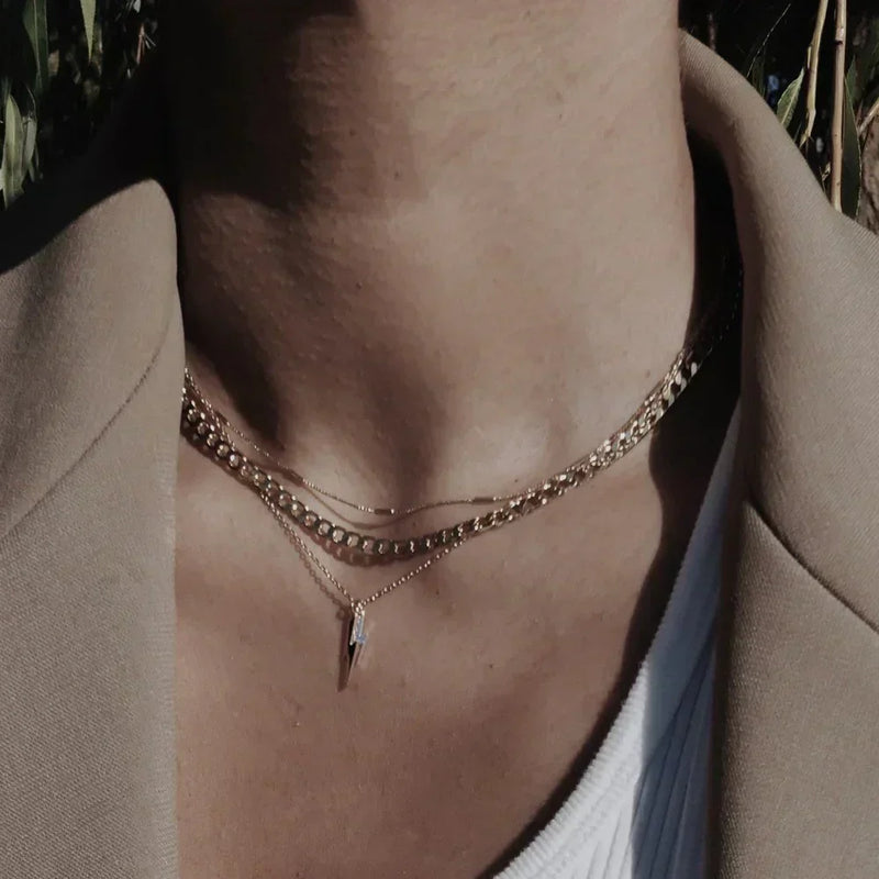 Vero - Guld Nivå Kedja Halsband