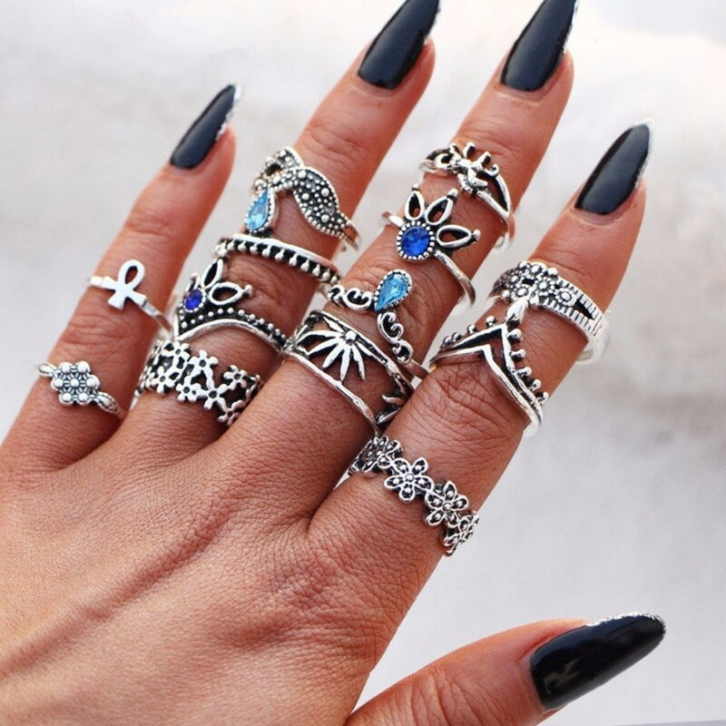 Handgjorda silverringar