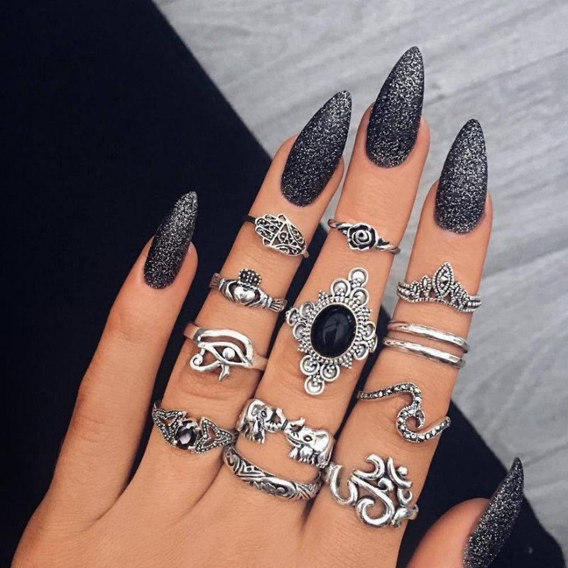 Handgjorda silverringar