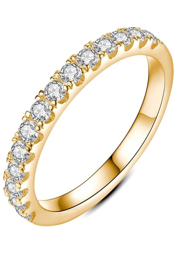 Eterna - Moissanite vigselring