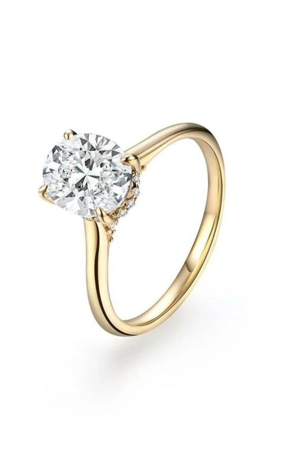 Zirkonia-sten Guld Ring
