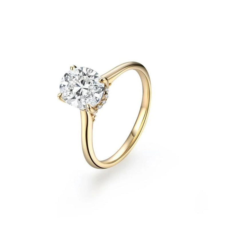 Zirkonia-sten Guld Ring