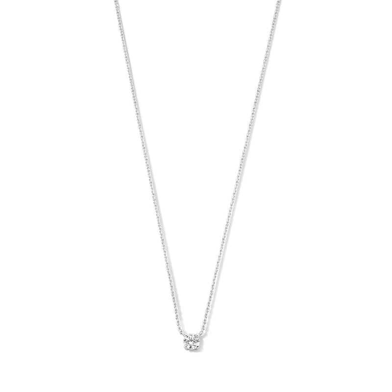 Clea - 14K Guld Moissanite Sten Halsband