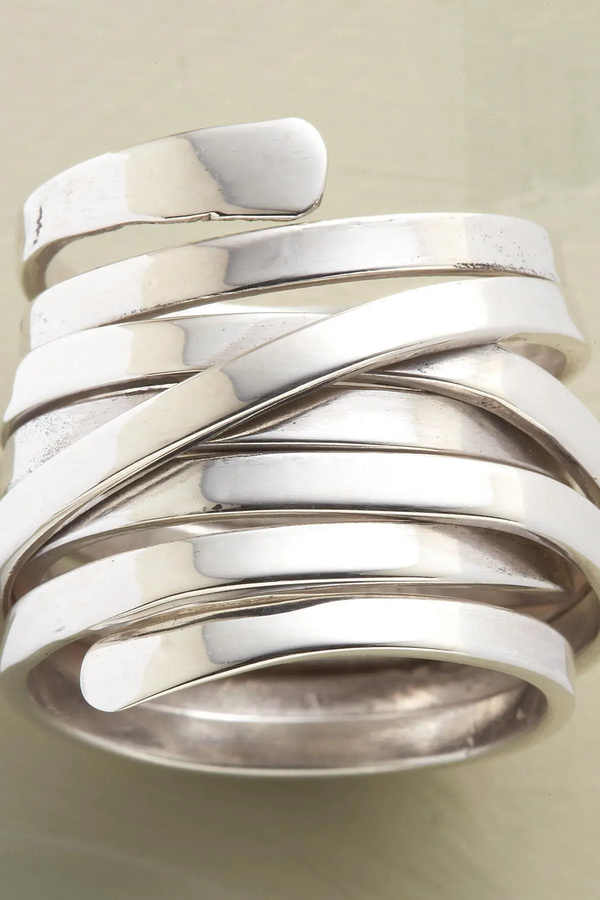 Hazel - Vintage Tykkelag Silver Ring