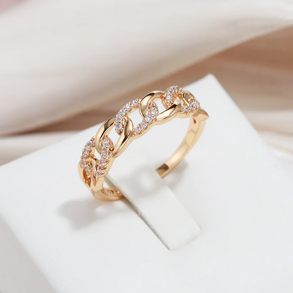 Elegant Guld Förlovningsring