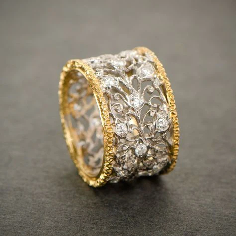 Mika - Klassisk Ivy Ring med Vintage Zirkon