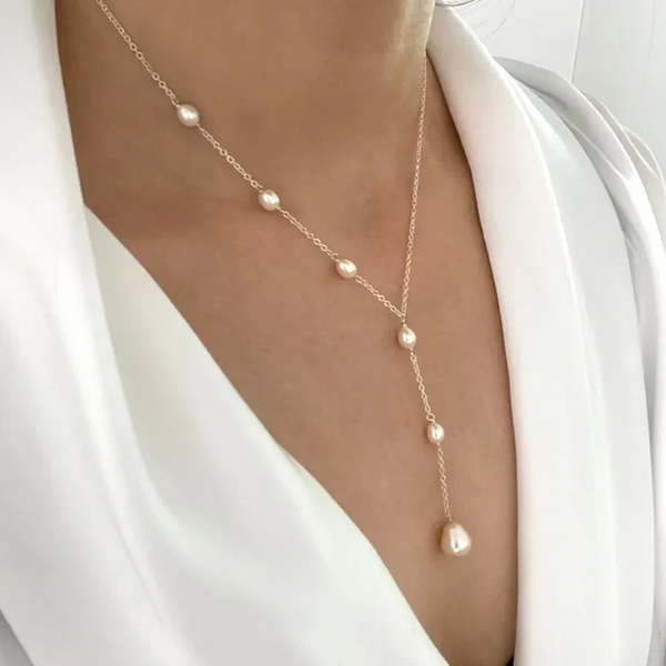 Evelina - Vintage Stil Halsband med Hänge för Kvinnor