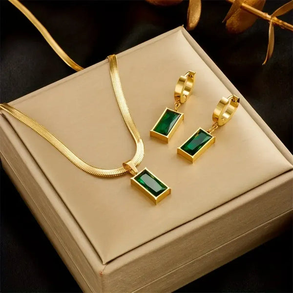 Lunara - Guld Smyckeset