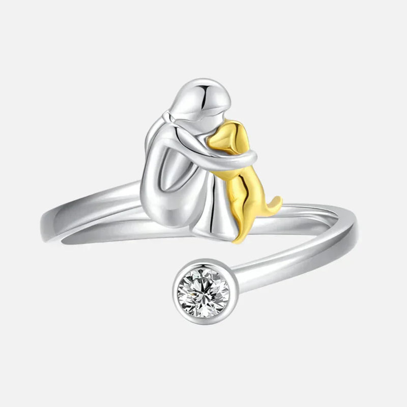 Hayley - Justerbart Ring i 925 Sterling Sølv