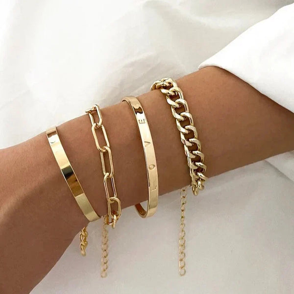 Elan - 18K Guld Armbandsset