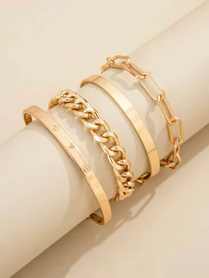 Elan - 18K Guld Armbandsset