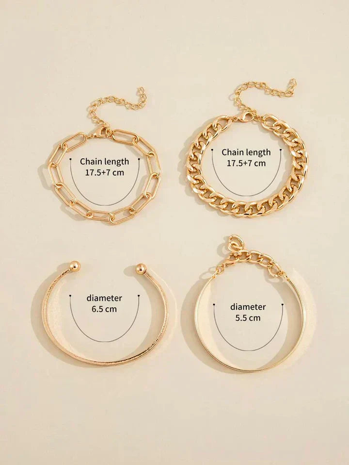 Elan - 18K Guld Armbandsset